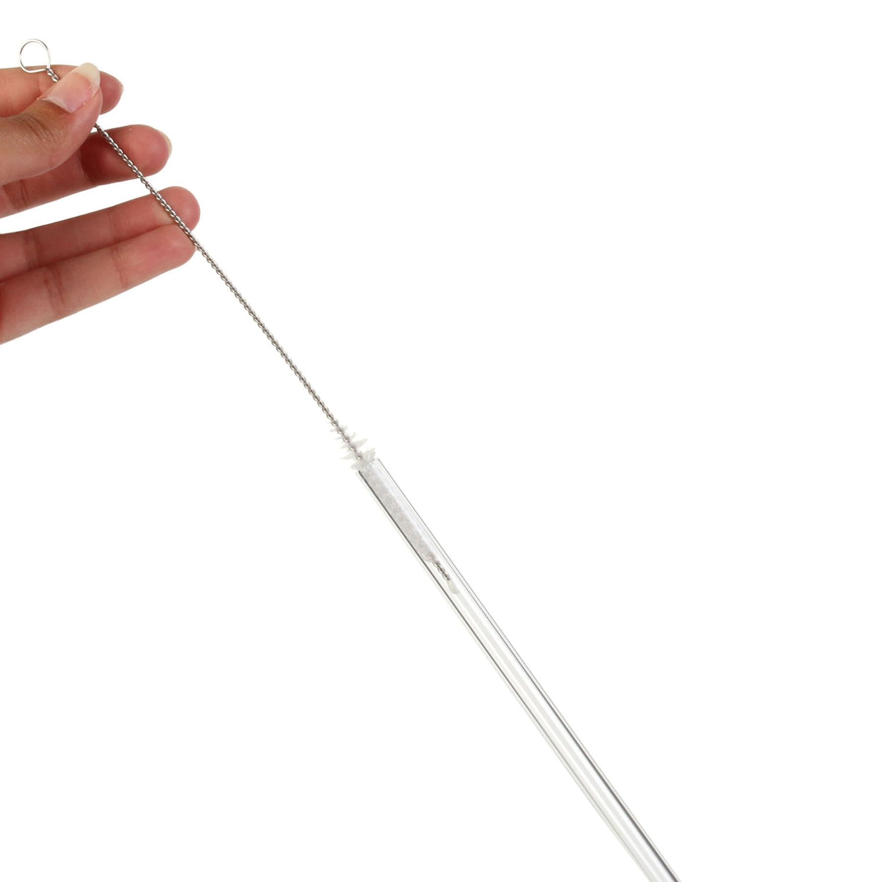 4 Pailles En Inox Réutilisables + Goupillon - Écologiques Et Lavables - Pour Fêtes Et Quotidien