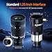 SVBONY SV135 Zoom Eyepiece and 3X Barlow Lens, Zoom 7 to 21mm 1.25 Inch Telescope Eyepiece, Telescope Accessories, Fully-Multi Coated Achromatic Barlow Lens for Astronomical Visual and Photography