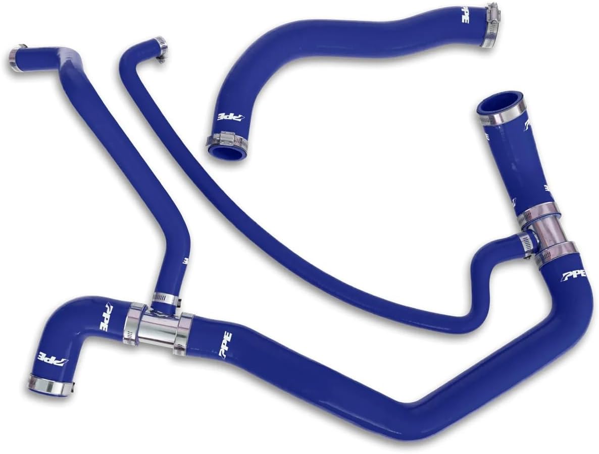 Pacific Performance Engineering 119022100 PPE SILICONE UPPER & LOWER COOLANT HOSE KIT 2001 2002 2003 2004 2005 GM 6.6L