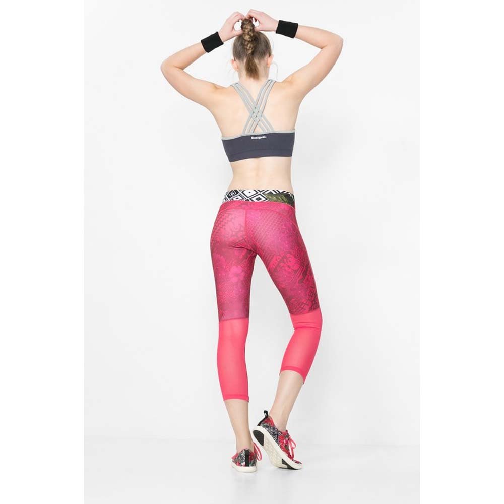 Desigual Mujer Leggings de fr Capri Mallas B