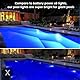 LyLmLe LED Poolbeleuchtung, 20W RGB Poolscheinwerfer mit Magnet für Stahlwandpools Framepools, IP68 Wasserdicht Dimmbar Farbwechselnde Unterwasser Poollicht mit APP-Kontrolle, 8m Kabel, 12V