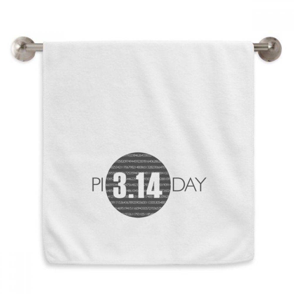 Serviette Pi Jour Anniversaire Diadème douce 13x29 pouces blanc