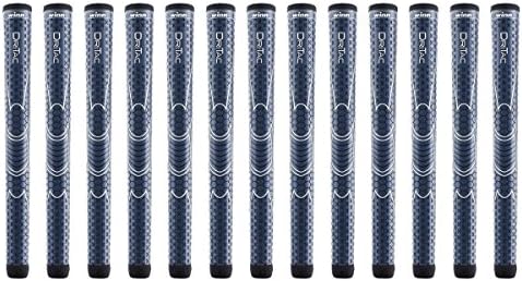 Winn Dri-Tac Midsize (+1/16 Inch) Navy Blue 13 Piece Golf Grip Bundle (