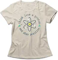 Camiseta Feminina Think Like A Proton