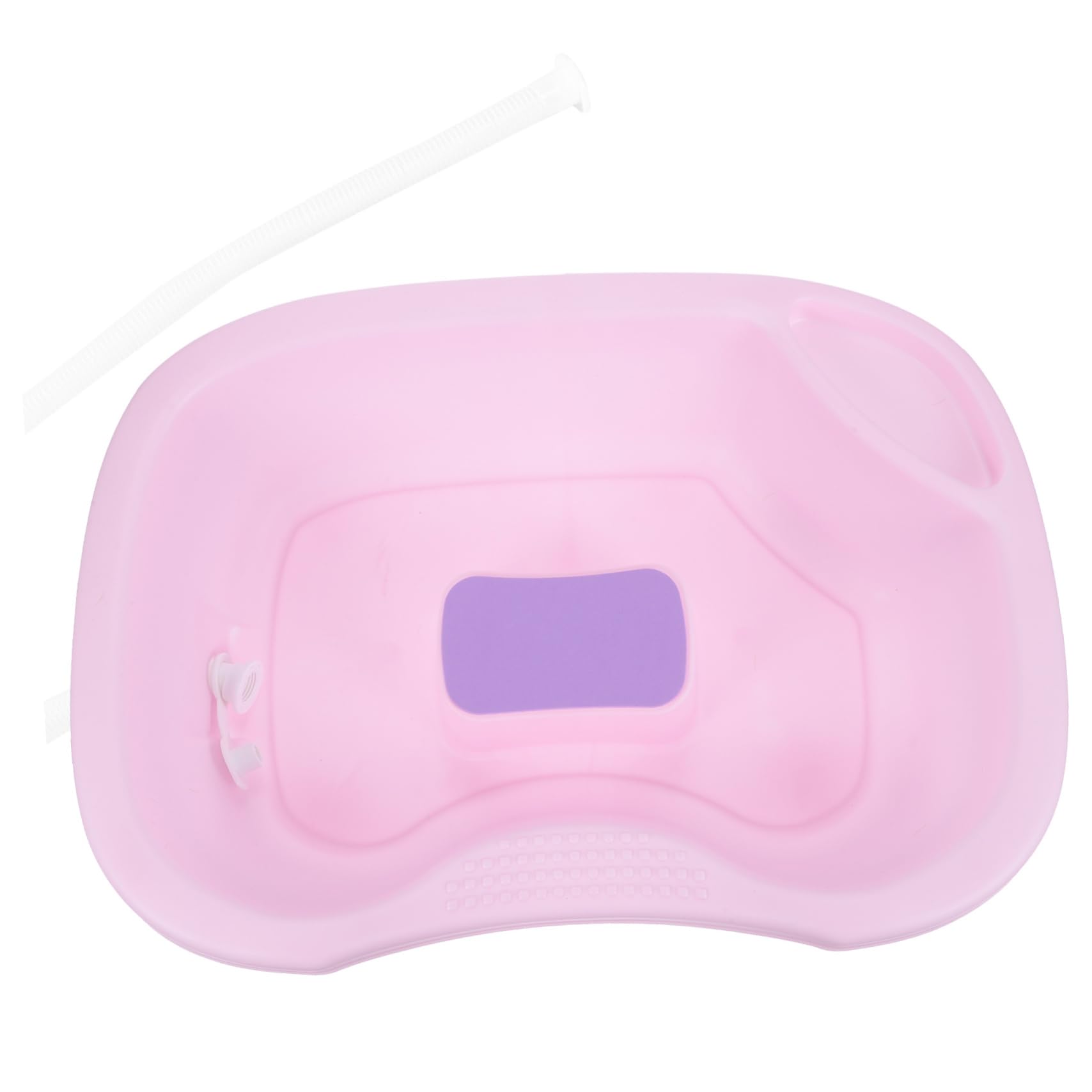 Bacinella Lava Chioma Portatile in PP Rosa per Letto