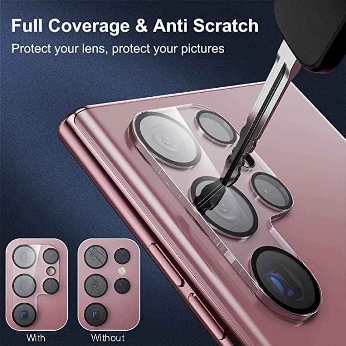 Image of For Xiaomi Redmi Note 13 5G Back Camera Lens Screen Protector 9H 3D Anti Shock /Anti-Scratch /Camera Tempered Glass-Black