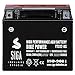 Produktbild SIGA Motorradbatterie 12Ah 12V 200A/EN AGM Batterie YTX12-BS ETX-12-BS CTX12-BS YTX12BS YTX12-4