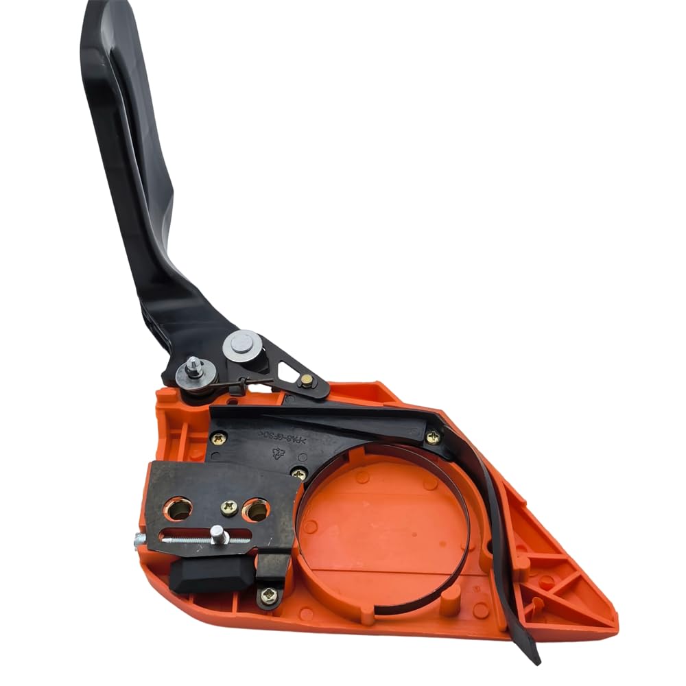 Conjunto de freno de cadena, cubierta de embrague de piñón, Kit de mango protector de manos for motosierras Husqvarna 136 137 137E 141 142 142E, reemplazo 530054802