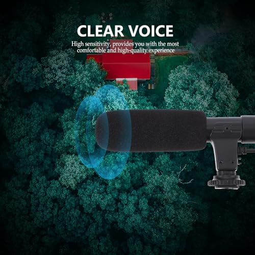 Micrófono con Conector de 3.5mm VANZACK de Material ABC para Cámara DSLR 7