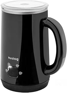 Heated Milk Frother, 4 Modes Milk Frothing, 500 W, Black