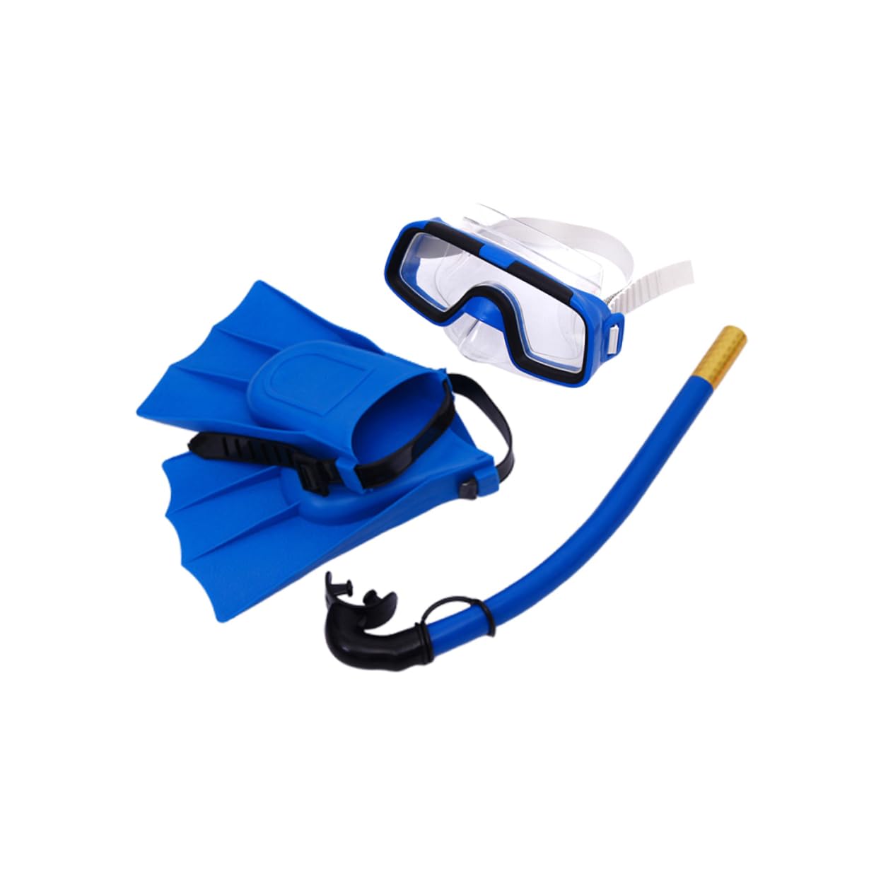 BESPORTBLE Diving Snorkeling Mask Goggles Flippers Set for Kids Snorkeling Fins Diving Accessory