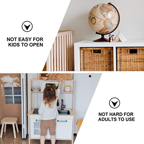 Toyvian Travas de Armário de Segurança Infantil Travas à Prova de Bebê Trava para Gavetas Assento de