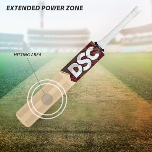 Image of DSC Condor Flicker Kashmir Willow Cricket Bat ( Size: 6, Ball type : Leather Ball, Playing Style : All-Round )