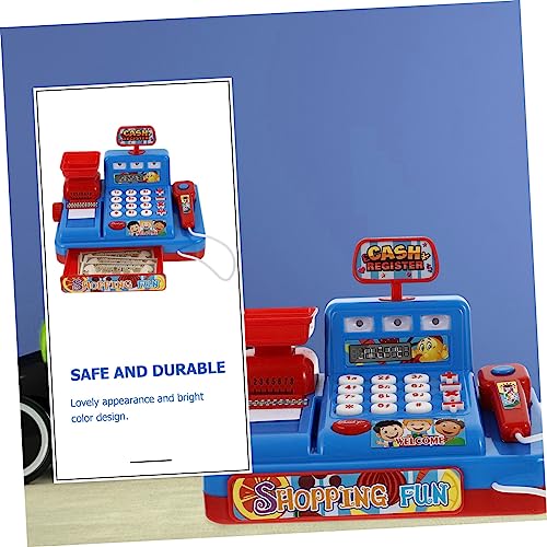 Toyvian Kidcraft Playset 1 Conjunto Simulação Caixa Registradora Educação Infantil Caixa Registrador