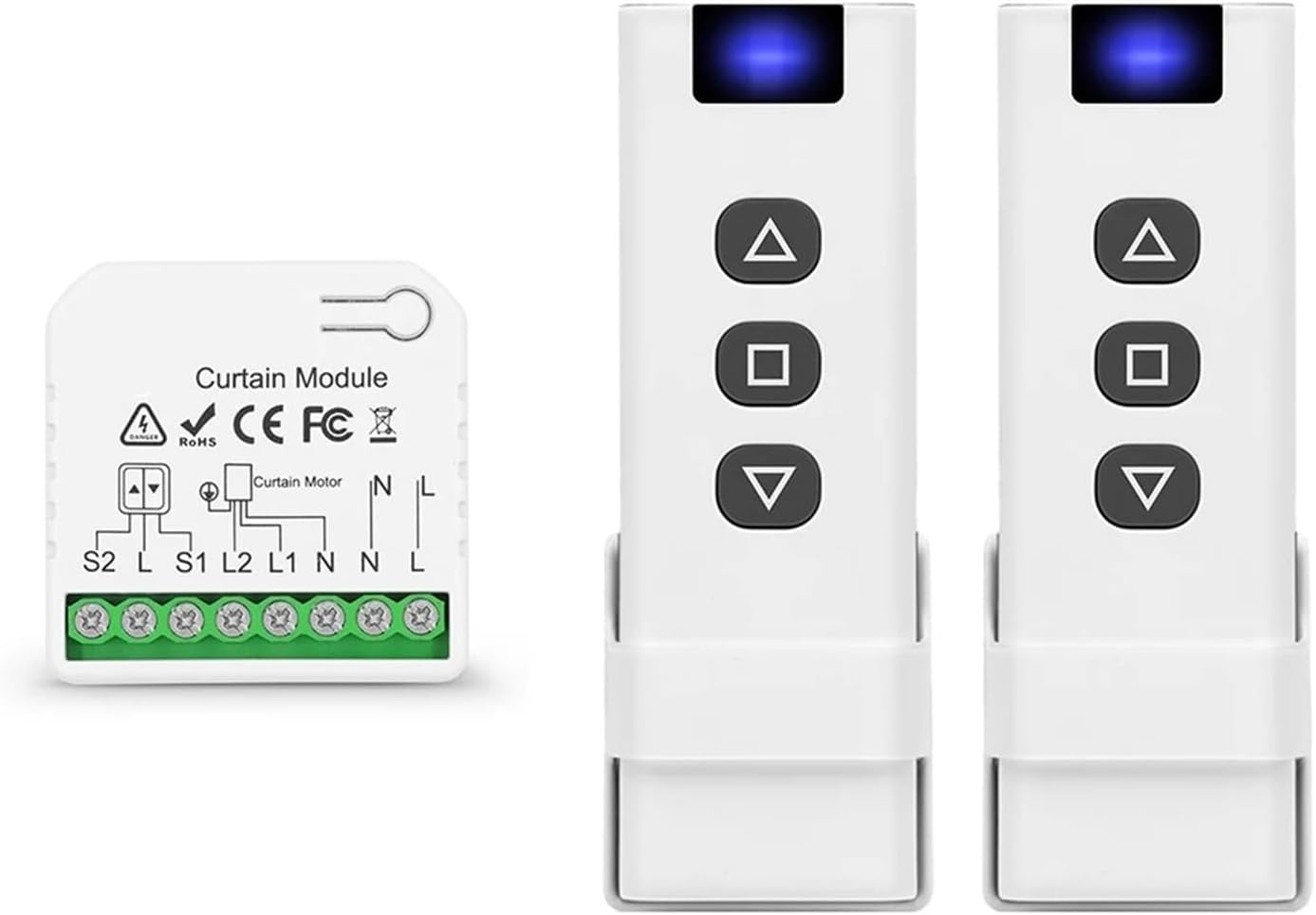 Curtain Switch 110V 220V 16A Receiver 60m(1Receiver)