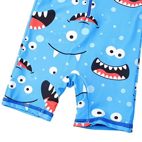 Image of XFGIRLS Baby Boys Swimsuit Toddler Sunsuit UPF 50+ Sun Protection One Piece Beach