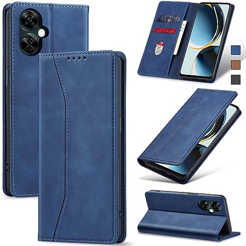 Image of Jasonyu Flip Wallet Case for OnePlus Nord N30 5G,Blue