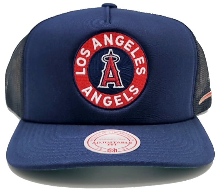 Gorra Trucker Snapback New Era Azul Rojo Negro miniatura 3
