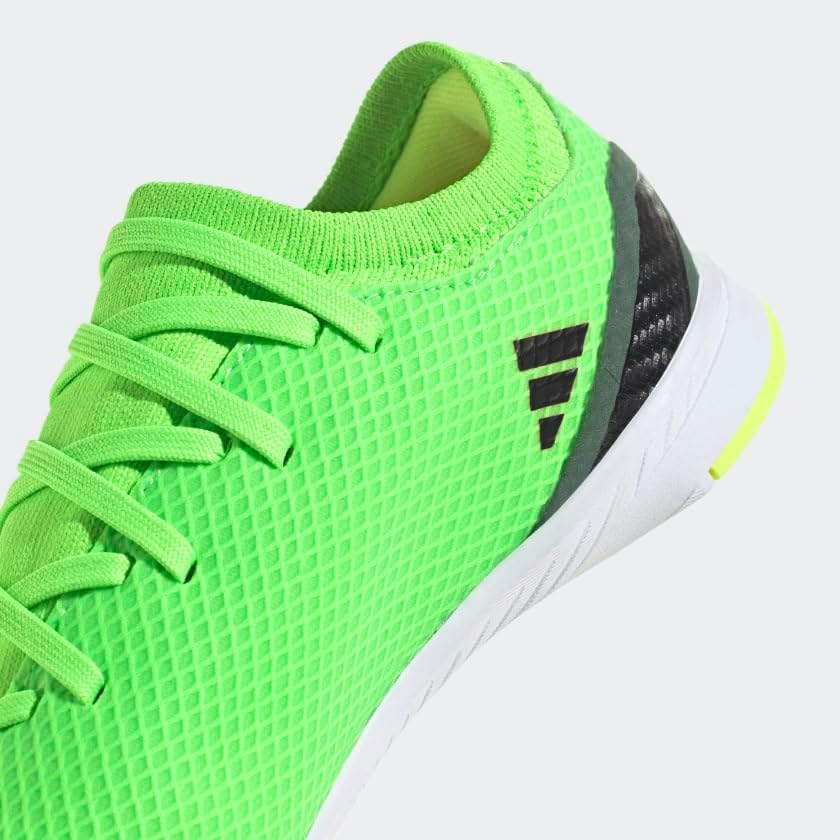 adidas X Speedportal.3 Indoor Soccer Shoe, Solar Green/Solar Red/Solar Yellow, 11.5 US Unisex Little Kid | Image 6