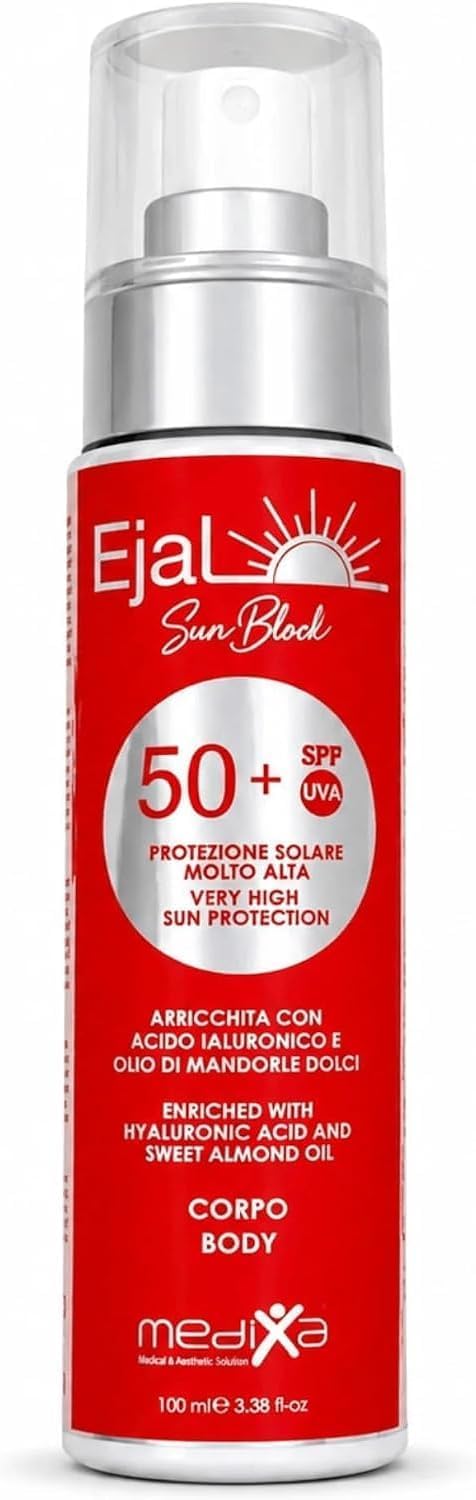 Ejal Protectrice Solaire Corps SPF50+ UVA 100ml | Routine Quotidienne