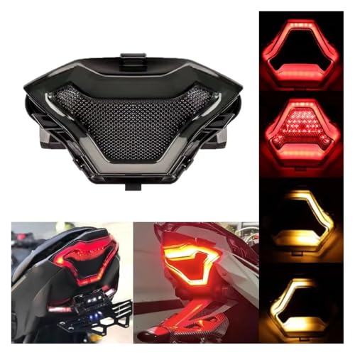 Feu stop LED moto pour sorties nocturnes en MT07