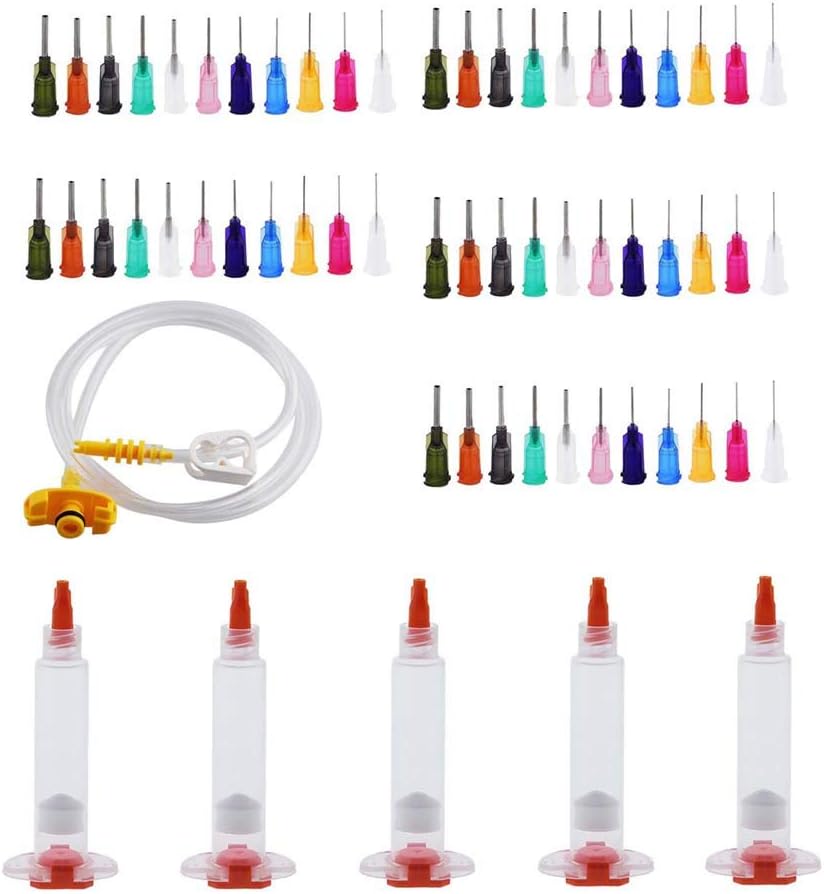 5cc Cone Solder Paste Adhesive Glue Liquid Dispenser&Dispensing Needle Tip