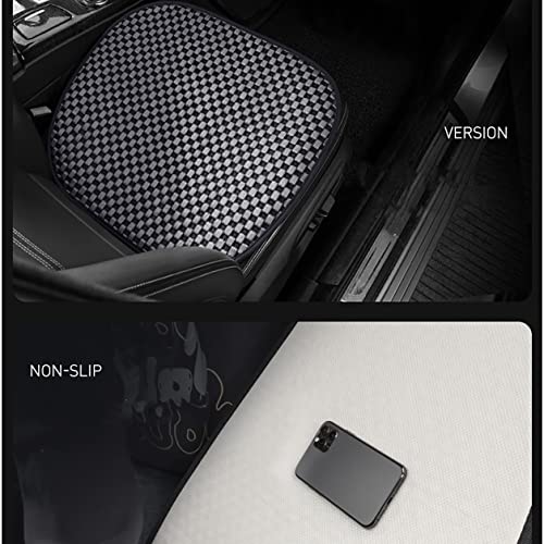 2 Pack Car Seat Cover For Front Car Seat Bottom,Ice Silk Seat Cushion Protector Without Backrest With Storage Pocket, Works With Summer Sedan Suv Pickup Minivan (Gray) #TOP2