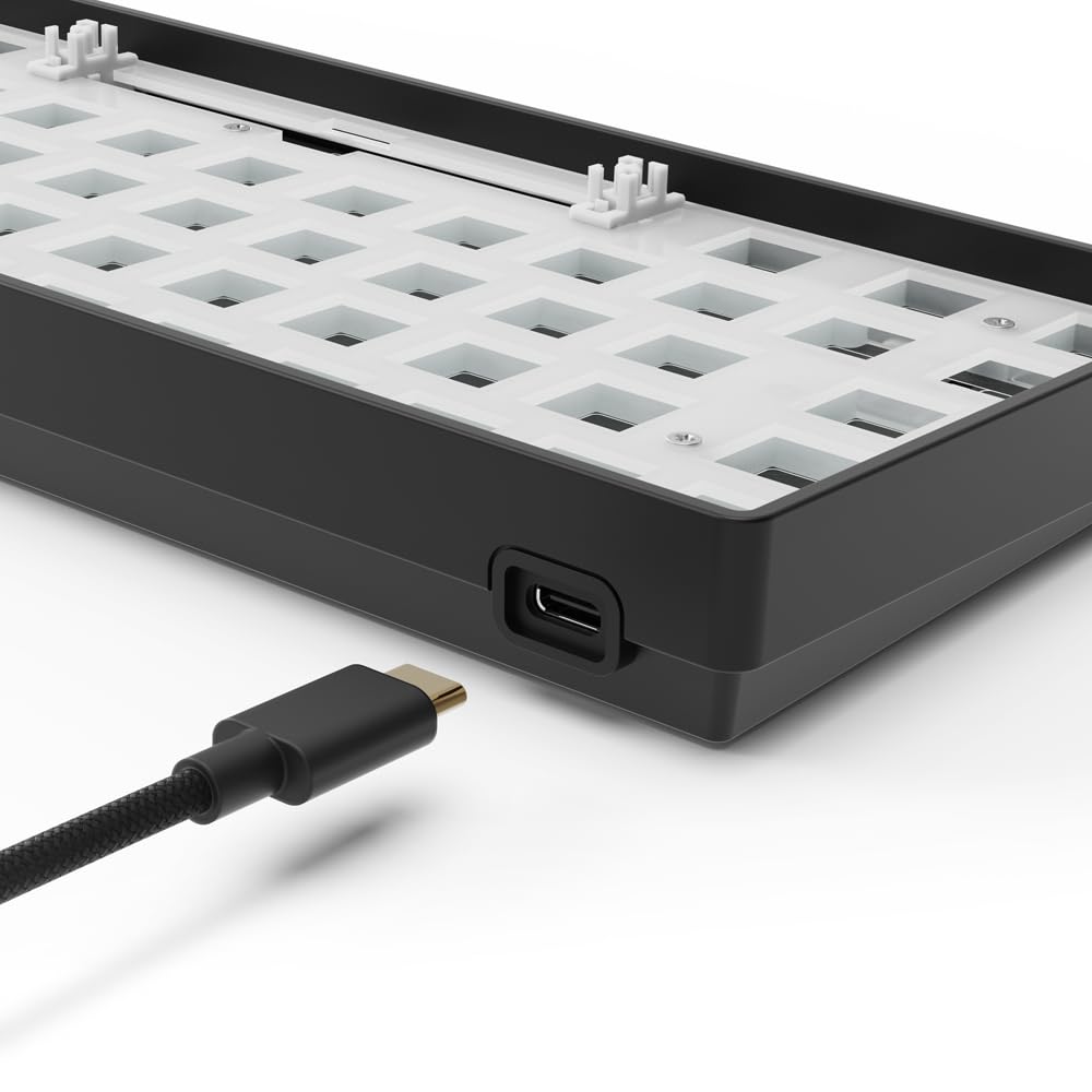 Sharkoon Skiller SGK50 S4 Gen2 Barebone, Negro, 60% DE-Layout