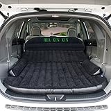 HUAXINXIN SUV Air Mattress Camping Bed,Outdoor SUV Dedicated Mobile Cushion Extended Travel Mattress Air Bed Inflatable for SUV Back Seat,Swimming Sea Beach,Holiday,Fit 95% SUV black ¡­