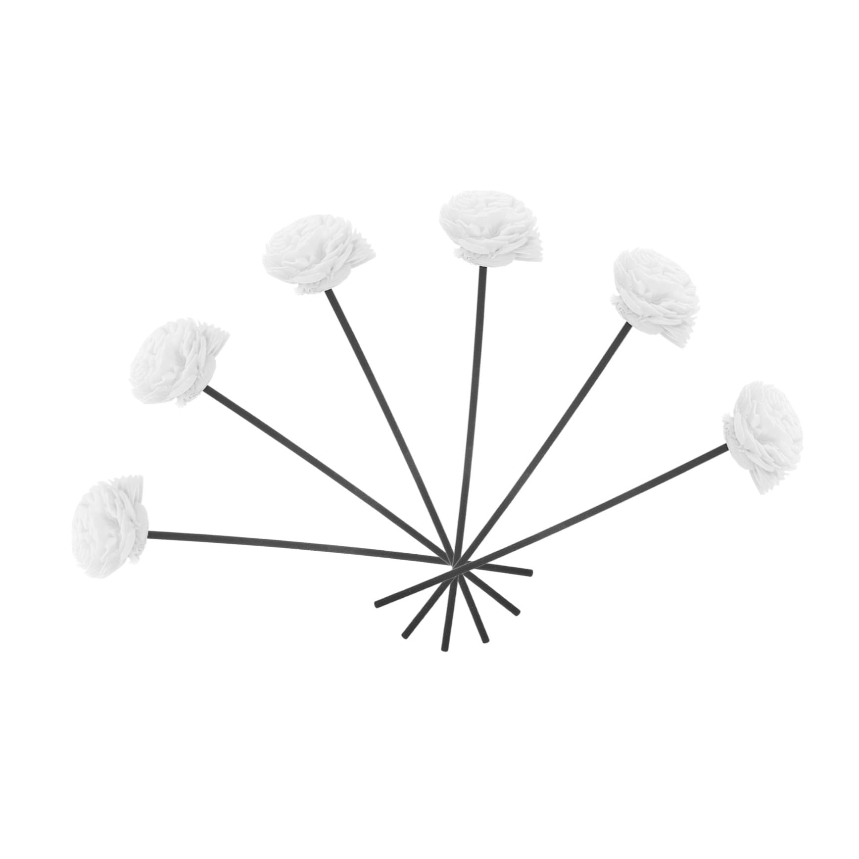 ABOOFAN 30 Stck. Aromatherapie Ätherisches Öl Flüchtige Stange Aromatherapie-papierstäbchen Natürliche Getrocknete Blütendiffusorstöcke Duftstäbchen Für Ätherische Öle Ballaststoff