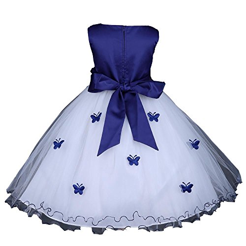 Pink Promise Flower Girl Wedding Easter Ruffled Tulle Butterfly Petals Dress2