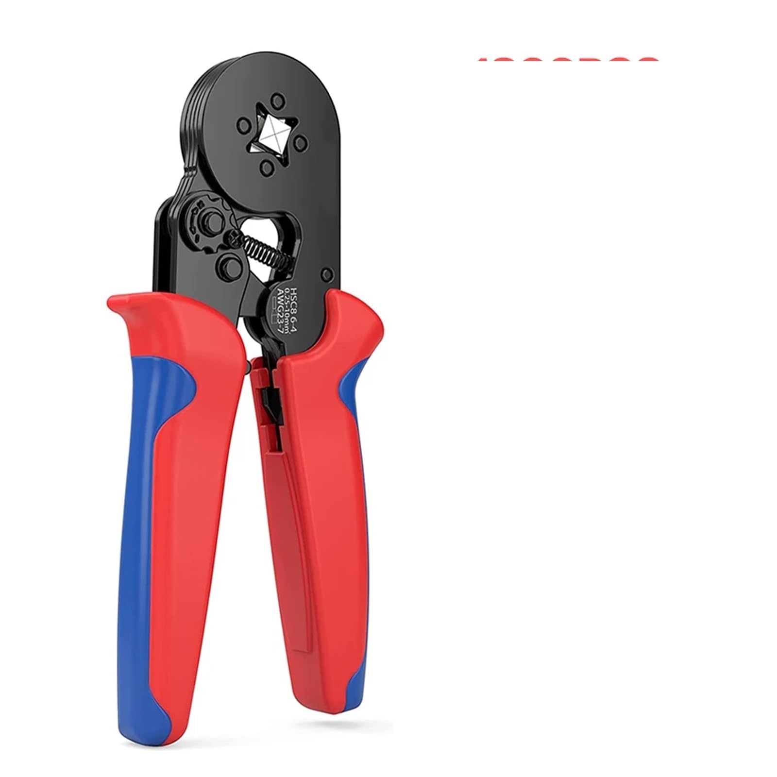 Ewsdsfs Hsc8 6-4A 1800Pcs Ferrule Crimping Tool Kit Hexagonal Sawtooth Self-Adjustable Ratchet Wire Terminals Crimper With 1900 Set(Hsc8 6-4A 1800Pcs)