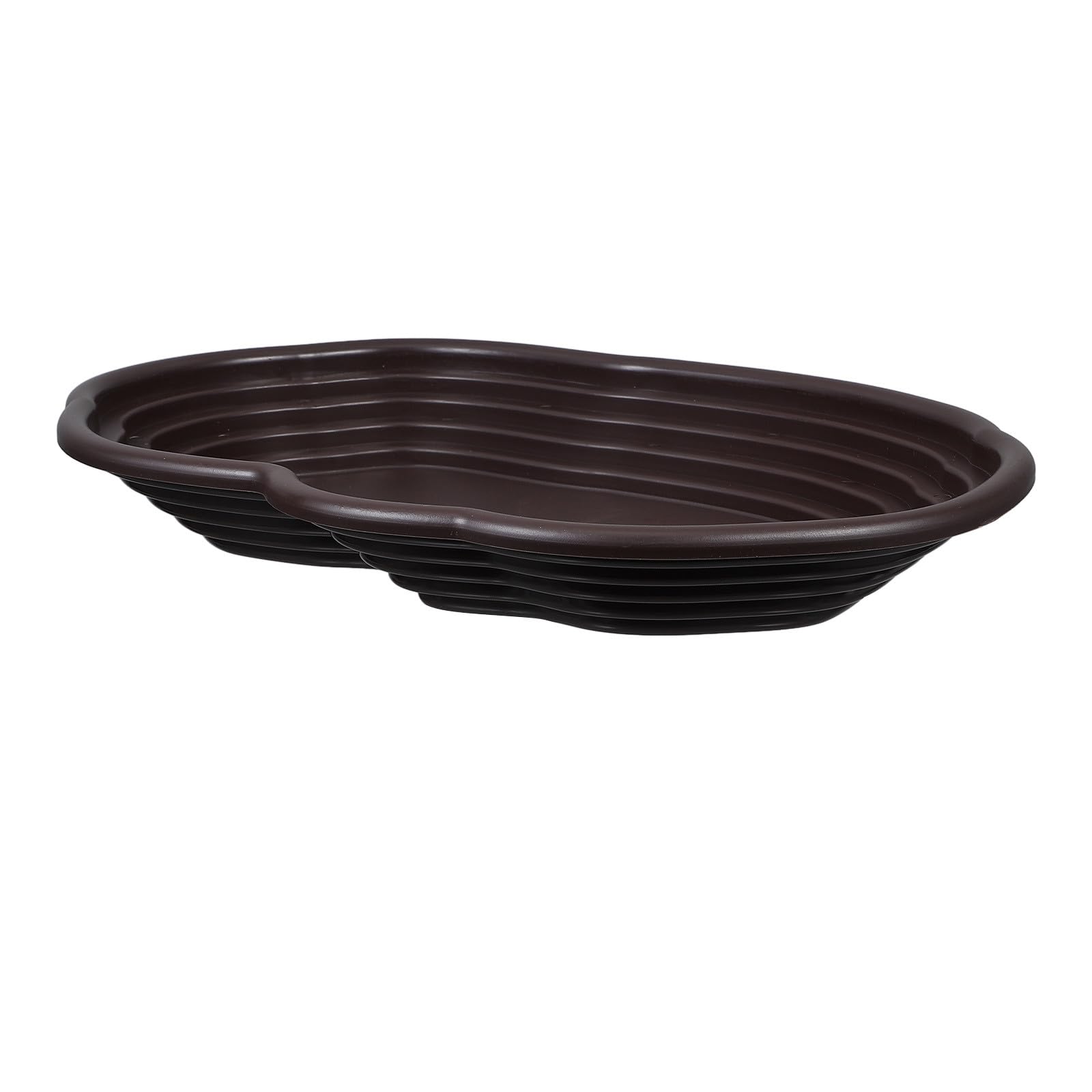 Luxshiny Large Turtle Bathing Tub with Ramp and Drainage, Oversized Reptile Water Pool for Tortoise, Bearded Dragon, Gecko and Hermit Crab, Sturdy Turtle Pond Tub for Terrarium Use