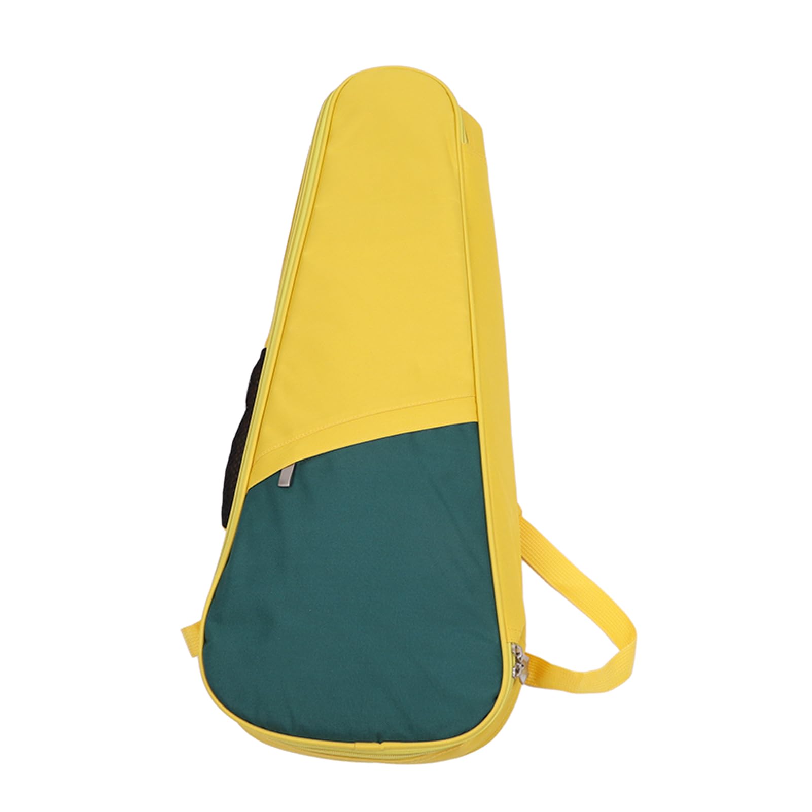 Keenso Zaino Imbottito per Ukulele con Spallacci Regolabili per Ukulele da 23 Pollici e 24 Pollici, Tessuto Oxford Impermeabile, Resistente e Protettivo (Giallo verde scuro)