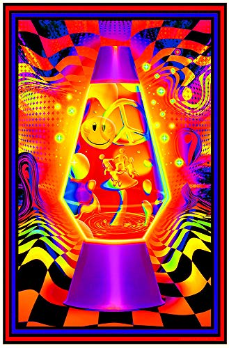 Studio B Lava Flow - Flocked - Blacklight Poster - 24