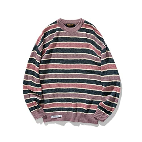camisolas de pulôver masculinas Homens listrados camisola de inverno mens pulôver de malha camisola