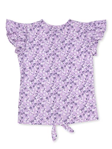 Image of Gini & Jony Girls Blue Polka dot Silk Full Sleeves Woven Top