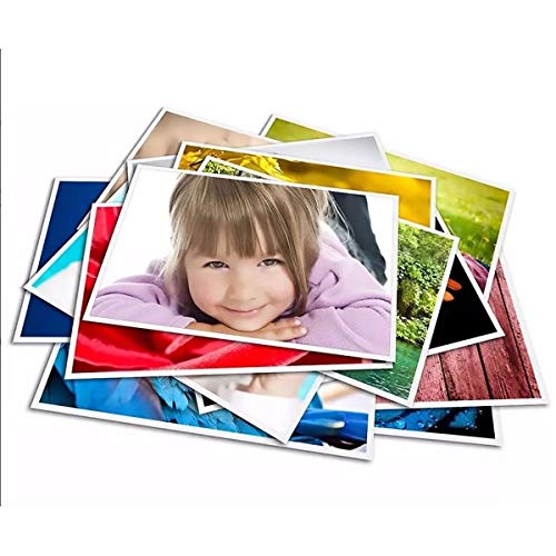 Papel Foto Adesivo Matte Fosco 108g A4 Branco Resistente à Água / 100 folhas