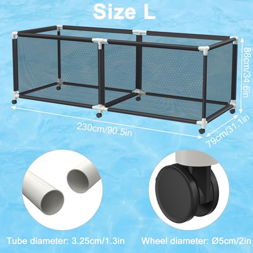 Bac de rangement pour piscine solution matelas gonflables et jeux - 3