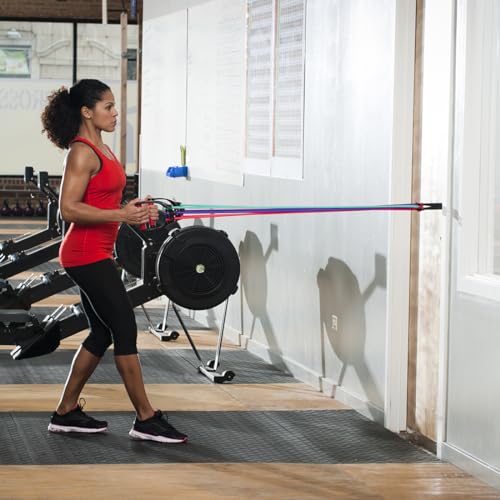Image of Lifeline Fitness Variable Resistance Trainer Kit - Adjustable Resistance Bands for Working Out - Home Gym Exercise Bands with Door Anchor, Carry Bag, 5ft. Bands and Triple Grip Handles