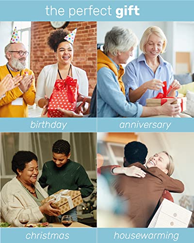 Wamery Ceramic Knife Set With Block - Chef Knife, Utility Knife, Paring Knife Rust Proof Sharp Turquoise Kitchen Knife Set With Wood Block And Fruit Peeler #TOP6