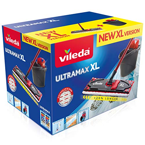 Vileda, Mehrfarbig, 1 Stück (1er Pack) Bodenwischer, Holz