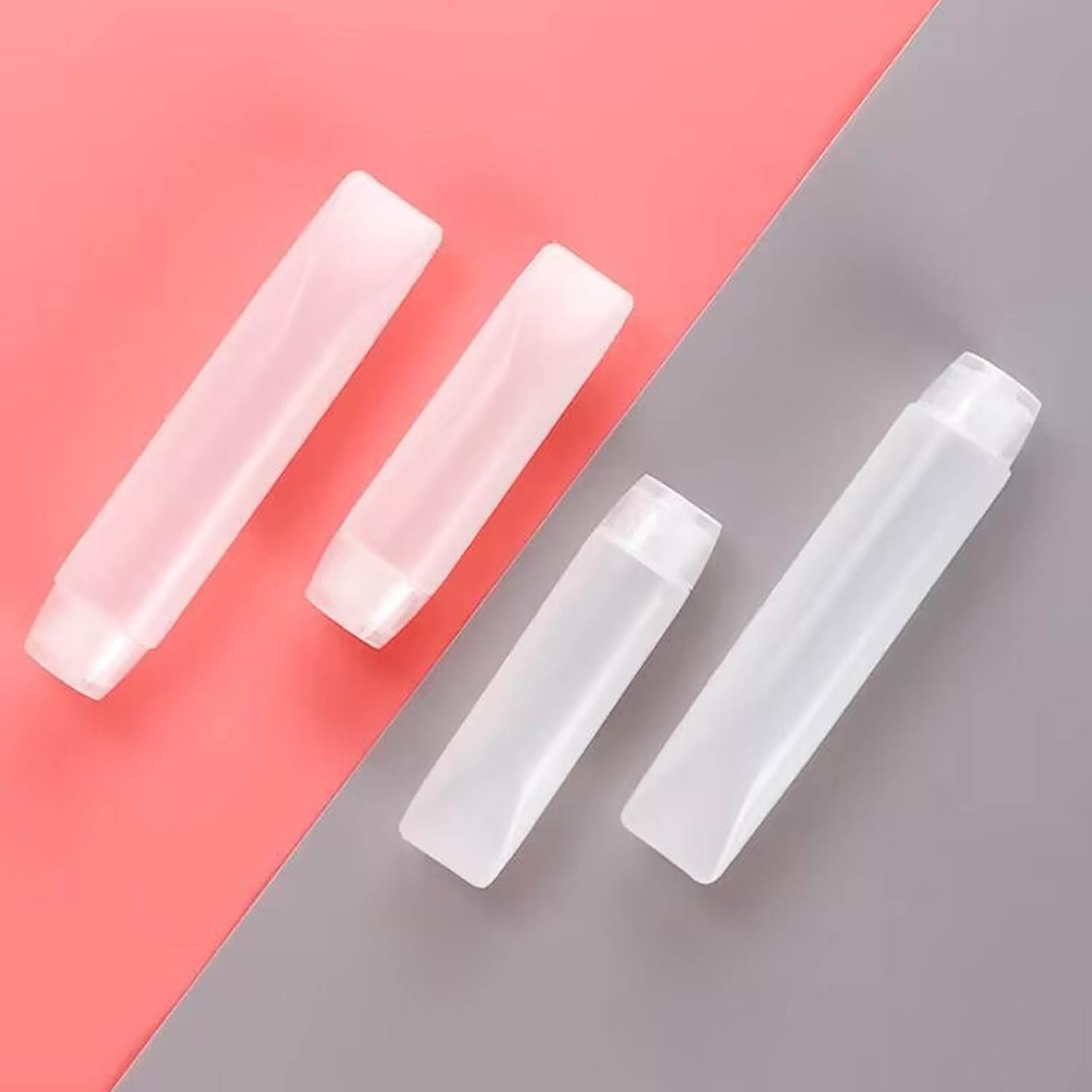 12 pieces of 30ml cosmetics hose flip plastic lotion squeeze bottle shampoo face cream travel container, reusable container, reusable cosmetics pump distributor