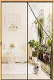 Magnetic Screen Door-Fit 32x80inch Door-Screen Door Itself Size 34x82inch-Screen Door Mesh Keeps Bug