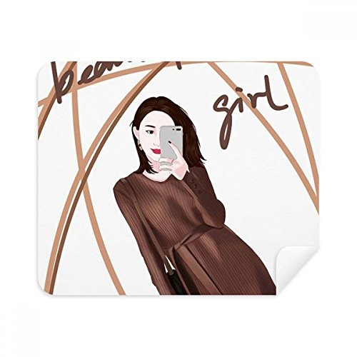 Nettoyage écran téléphone sans rayure avec ce chiffon suédé artistique