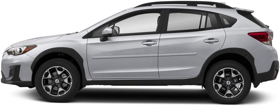 FE-CROSSTREK Finished End Body Side Molding Compatible with Subaru XV Crosstrek - Magnetite Gray Metallic (P8Y)