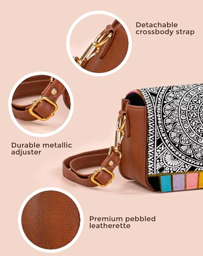 Image of Kalankit Rakhi Gift Hamper For Sister | Rakhi Gift For Girls, Sling Bag For Women, Travel Crossbody Bags, Stylish Cross Sling Bags for Woman | Rakhi Gifts For Sister, Gifts for Rakshabandhan