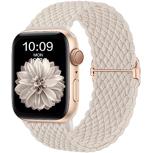CeMiKa Braided Solo Loop Straps Compatible with Apple Watch Strap 41mm 40mm 38mm 42mm