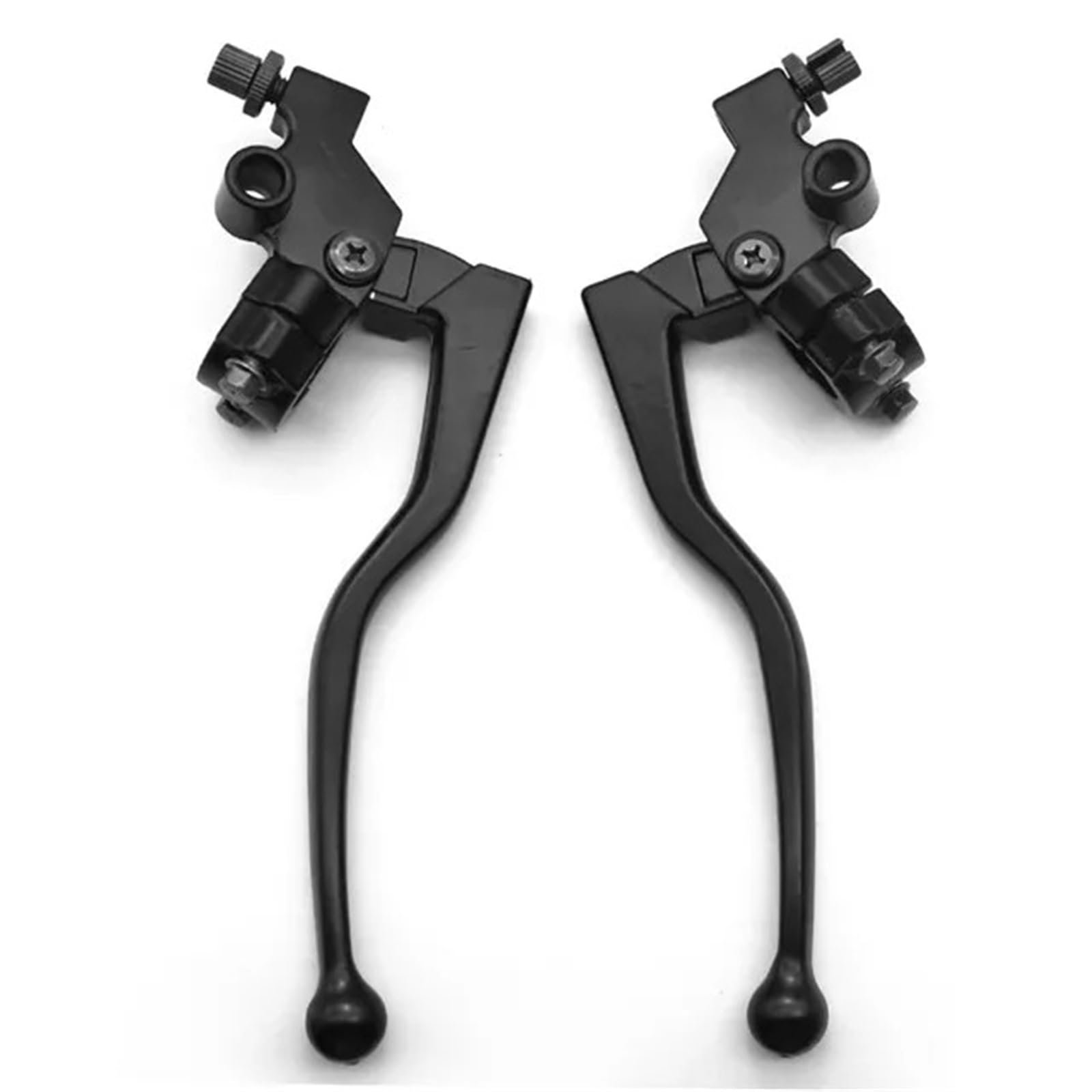 Levier de frein et d'embrayage moto noir en aluminium pour CG 125