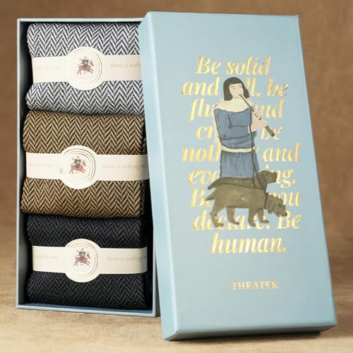 Image of Theater Men's Socks | Mercerised Cotton | Mid Calf Length | Anti-Bacterial | Luxury Office Wear | Soft & Breathable Comfort
